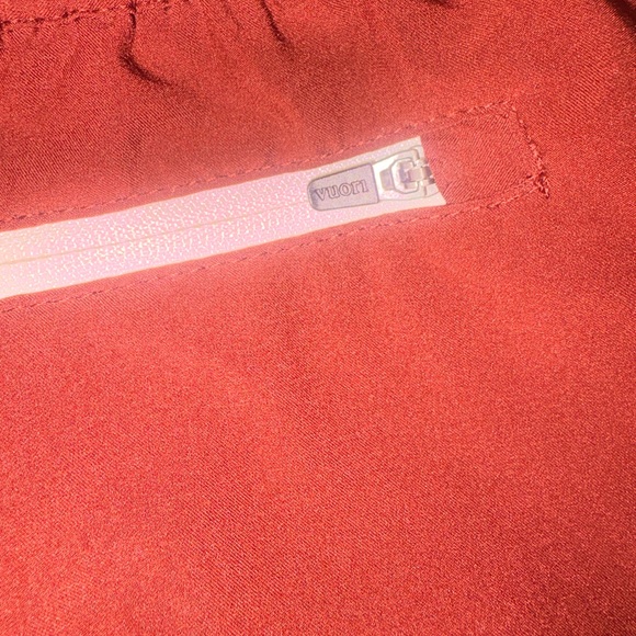 Vuori Women's Brick Red Athletic Shorts - Picture 5 of 8